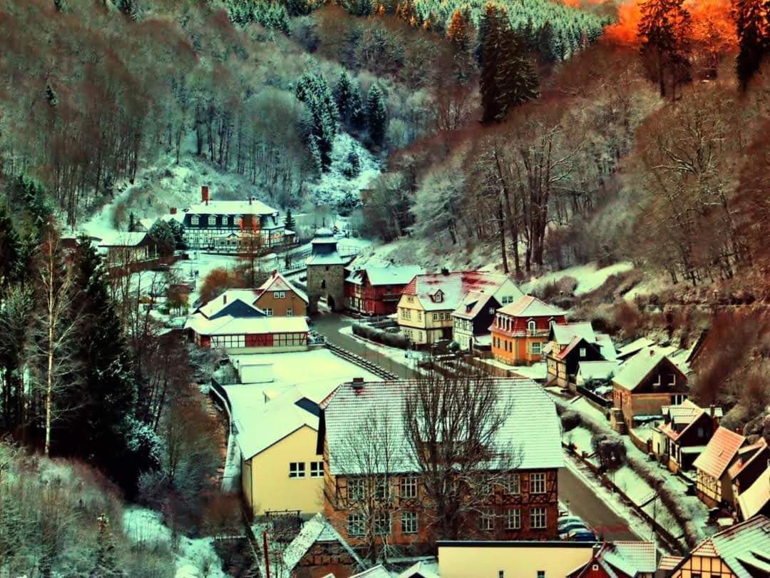 Ferienapartmenthaus Am Rittertor Stolberg i. Harz Exterior foto